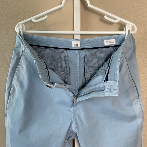 GAP Cropped Tuxedo Stripe Girlfriend Chino - Picture 15 of 16